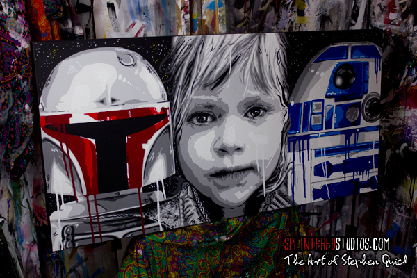 Commission Daughter Painting - Star Wars