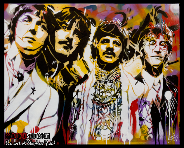 Beatles Spray Painting