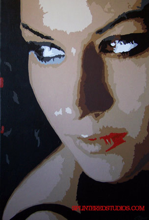 Cristina Scabbia Painting