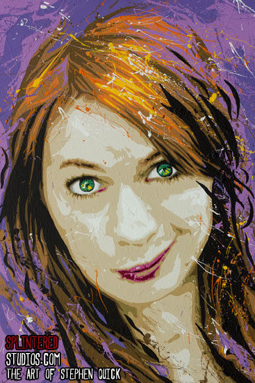 Felicia day painting