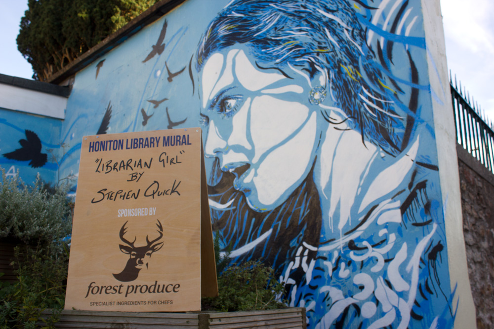 Honiton Mural Sponsored by Forest Produce