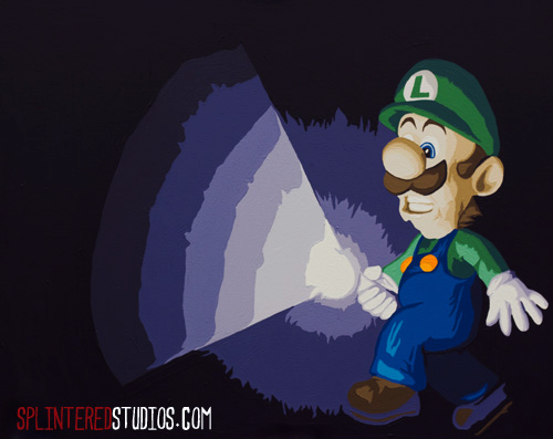 Luigi Pop Art Painting