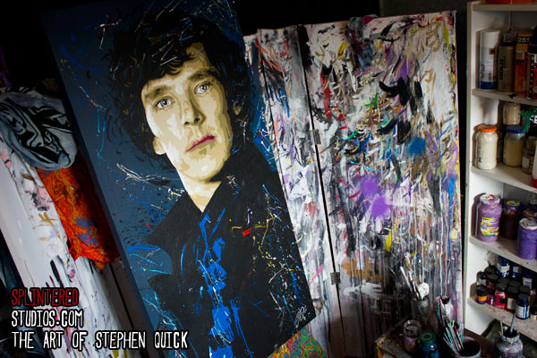 Sherlock Painting Pop Art