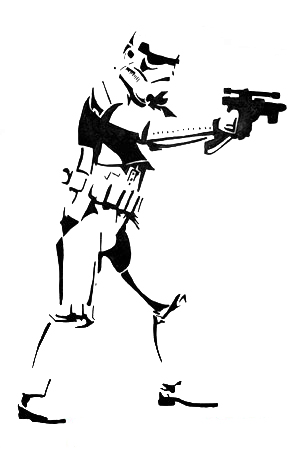 Storm trooper Painting
