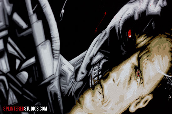 Terminator Painting Detail