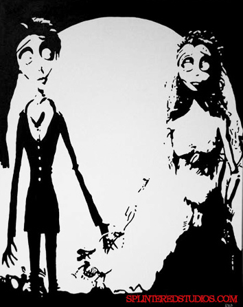 Corpse Bride Painting