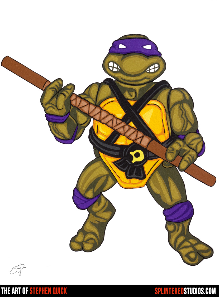TMNT Donatello Figure Painting 