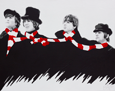 Beatles 'Scarf' Painting