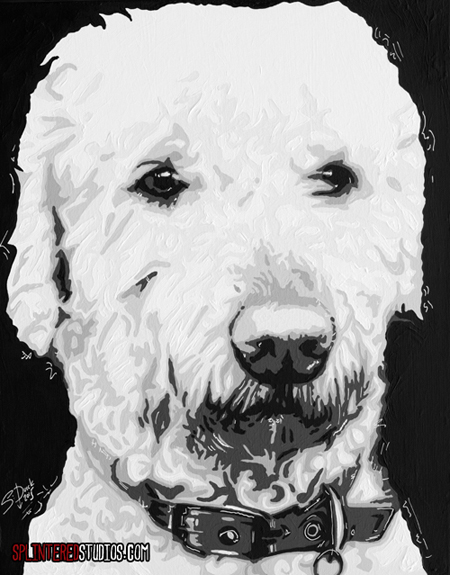 Labradoodle Dog Painting