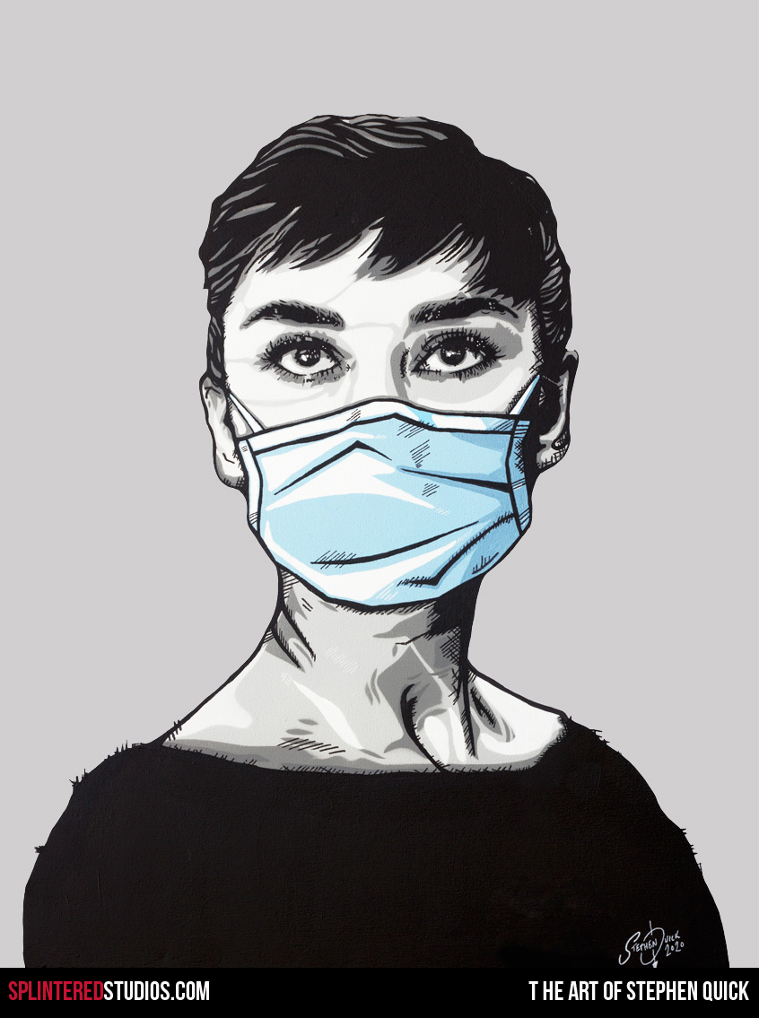 Hepburn 2020 - Covid Mask Painting