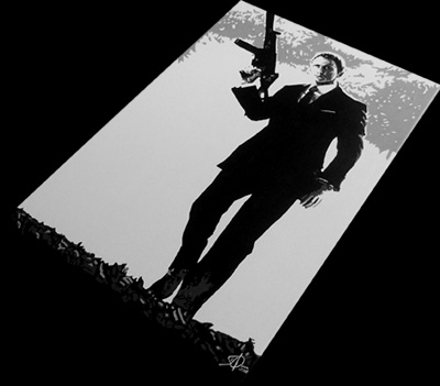 James Bond Quantum of Solace Painting - Splintered Studios - The Art of ...