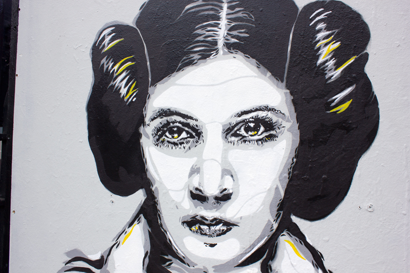 Princess Leia Urban Art 