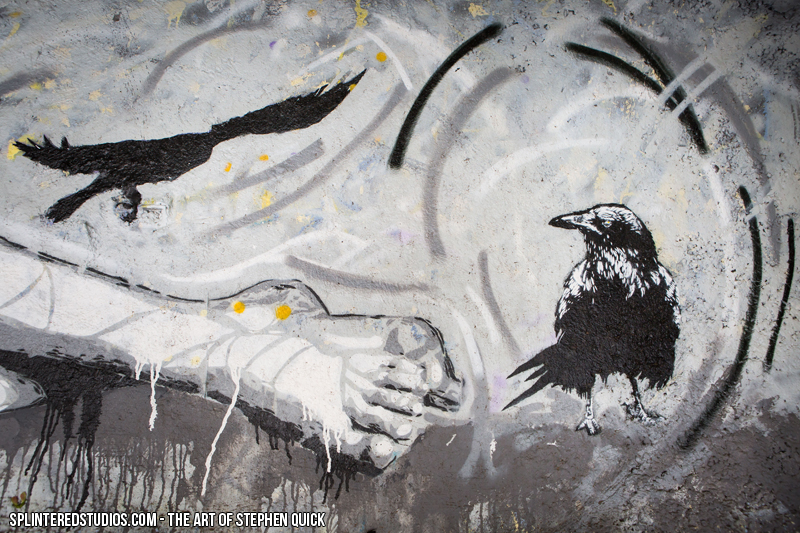 Mural Detail - Raven