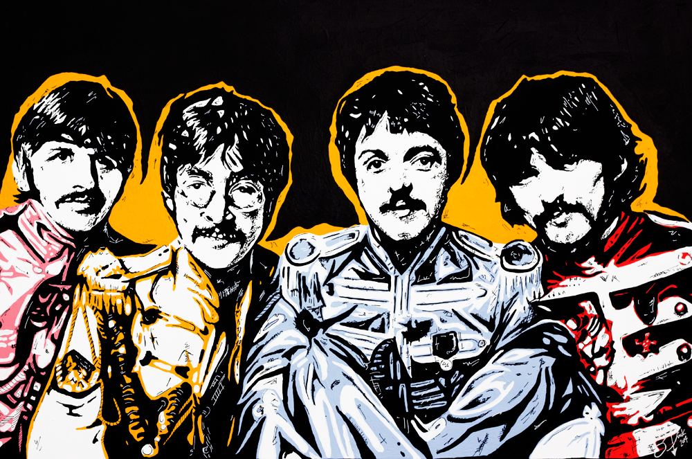 The Beatles Sgt Peppers Painting