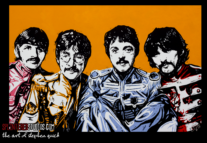 The Beatles Sgt Peppers Painting